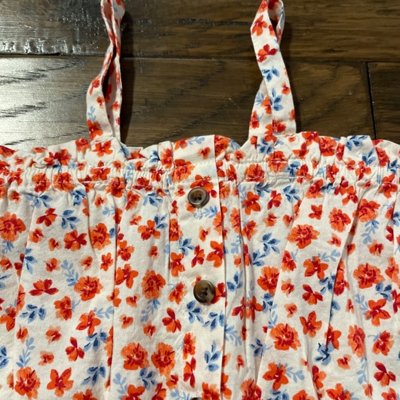 New Gap bubble shorts and floral tank top size 3-6 months - Picture 9 of 12